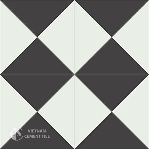 Gạch bông CTS 14.1(4-13) - 4 viên - Encaustic cement tile CTS 14.1(4-13)-4 tiles