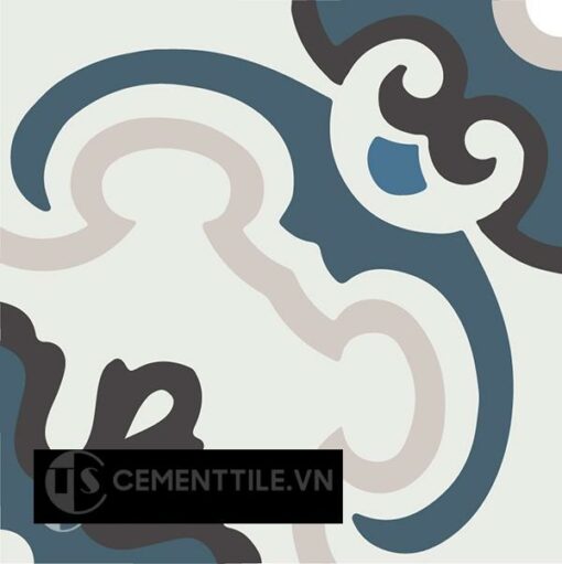 Gạch bông CTS 5.1(1-2-13-50) - Encaustic cement tile CTS 5.1(1-2-13-50)