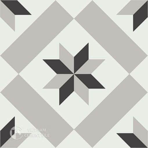 Gạch bông CTS 11.1(4-9-13) - Encaustic cement tile CTS 11.1(4-9-13)
