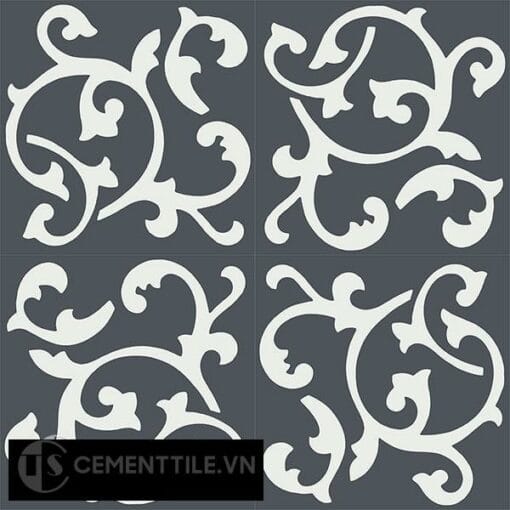 Gạch bông CTS 32.1(4-32) - 4 viên - Encaustic cement tile CTS 32.1(4-32)-4 tiles