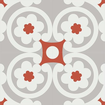 Gạch bông CTS 73.1(4-5-9) - 4 viên - Encaustic cement tile CTS 73.1(4-5-9)-4 tiles