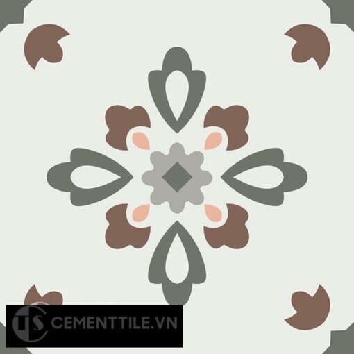 Gạch bông CTS 74.1(3-4-9-14-38) - Encaustic cement tile CTS 74.1(3-4-9-14-38)