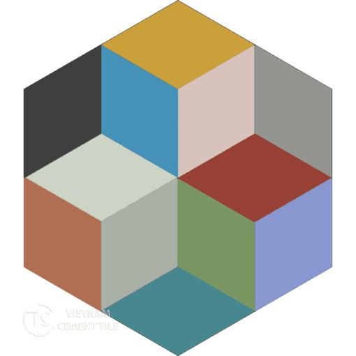 Encaustic cement tile Hexagon CTS