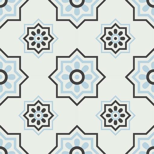 Gạch bông CTS 134.1(2-4-13) - 4 viên - Encaustic cement tile CTS 134.1(2-4-13) - 4 tiles