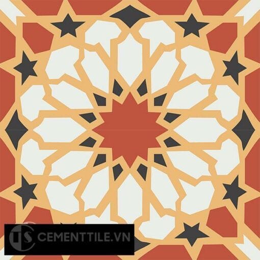 Gạch bông CTS 79.1(4-5-6-13) - 4 viên - Encaustic cement tile CTS 79.1(4-5-6-13)-4 tiles