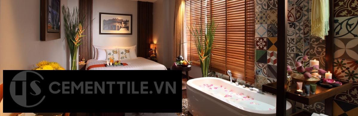 gạch bông trang trí nhà tắm