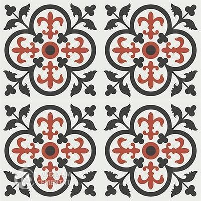 Gạch bông CTS 15.5(4-5-13)- 16 viên - Encaustic cement tile CTS 15.5(4-5-13)-16 tiles