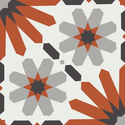 Gạch bông CTS 19.4(4-5-9-13) - Encaustic cement tile CTS 19.4(4-5-9-13)