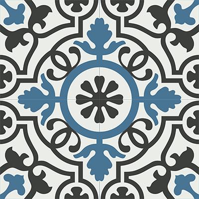 Gạch bông CTS 60.2(1-4-13) - 4 viên - Encaustic cement tile CTS 60.2(1-4-13)-4 tiles