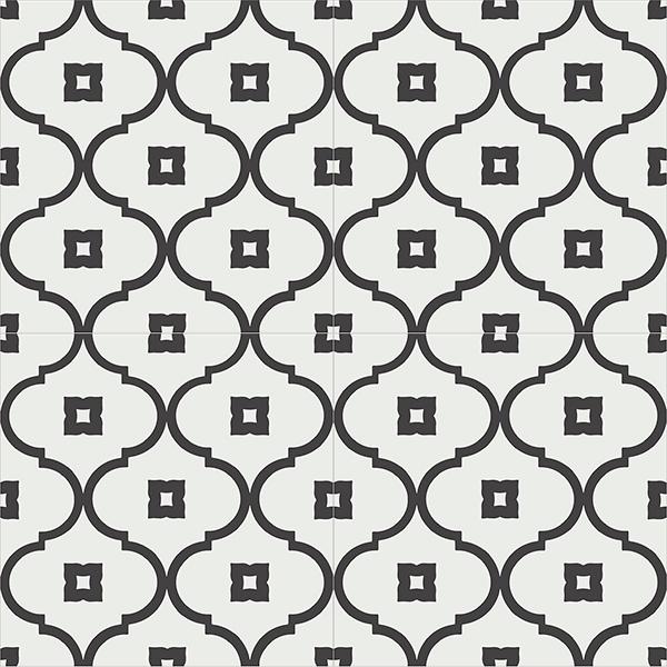 Gạch bông CTS 163.2(4-13) - 4 viên - Encaustic cement tile CTS 163.2(4-13)-4 tiles