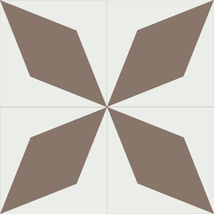Gạch bông CTS 169.1(4-39) - 4 viên - Encaustic cement tile CTS 169.1(4-39)-4 tiles