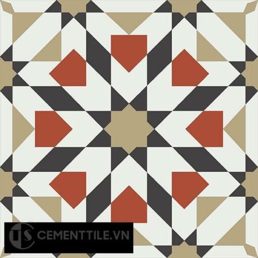 Gạch bông CTS 56.4(4-13-30-55) - Encaustic cement tile CTS 56.4(4-13-30-55)