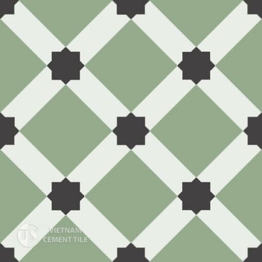 Gạch bông CTS 68.4(4-7-13) - Encaustic cement tile CTS 68.4(4-7-13)