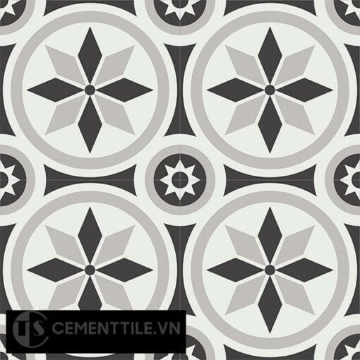 Gạch bông CTS 174.1(4-9-13) - 4 viên - Encaustic cement tile CTS 174.1(4-9-13)-4 tiles
