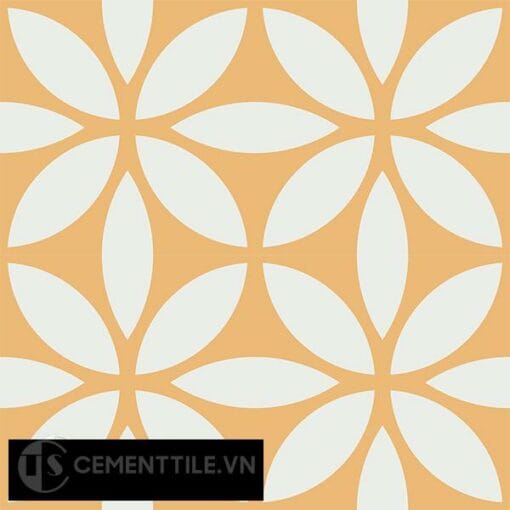 Gạch bông CTS 107.1(4-6) - 4 viên - Encaustic cement tile CTS 107.1(4-6)-4 tiles