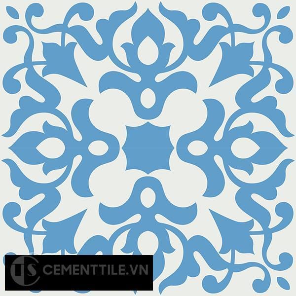 Gạch bông CTS 109.1(4-8) - 4 viên - Encaustic cement tile CTS 109.1(4-8)-4 tiles