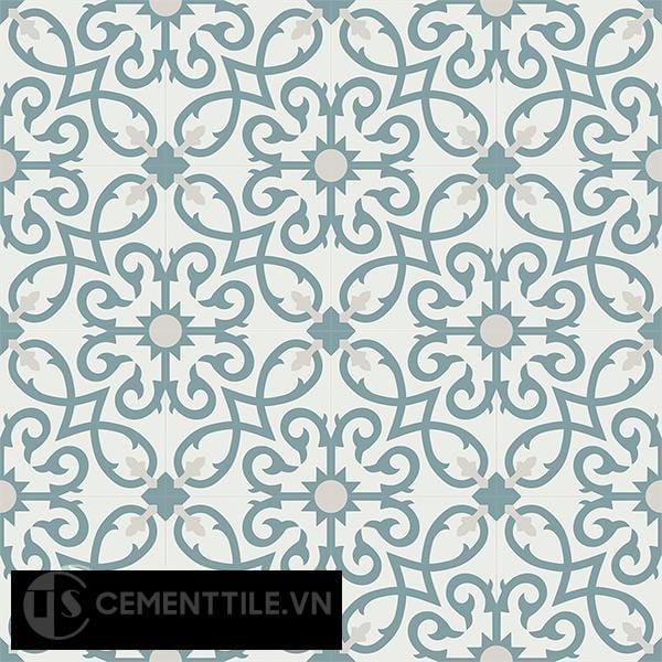 Gạch bông CTS 127.1(4-49-54) - 16 viên - Encaustic cement tile CTS 127.1(4-49-54)-16 tiles
