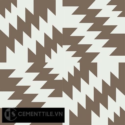 Gạch bông CTS 116.1(4-28) - 4 viên - Encaustic cement tile CTS 116.1(4-28)-4 tiles