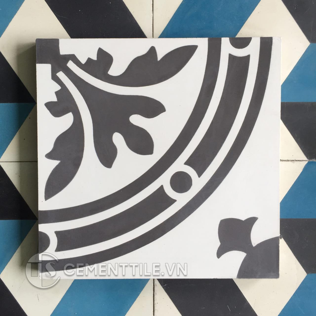 Gạch bông CTS 120.1(4-13) - 4 viên - Encaustic cement tile CTS 120.1(4-13)-4 tiles