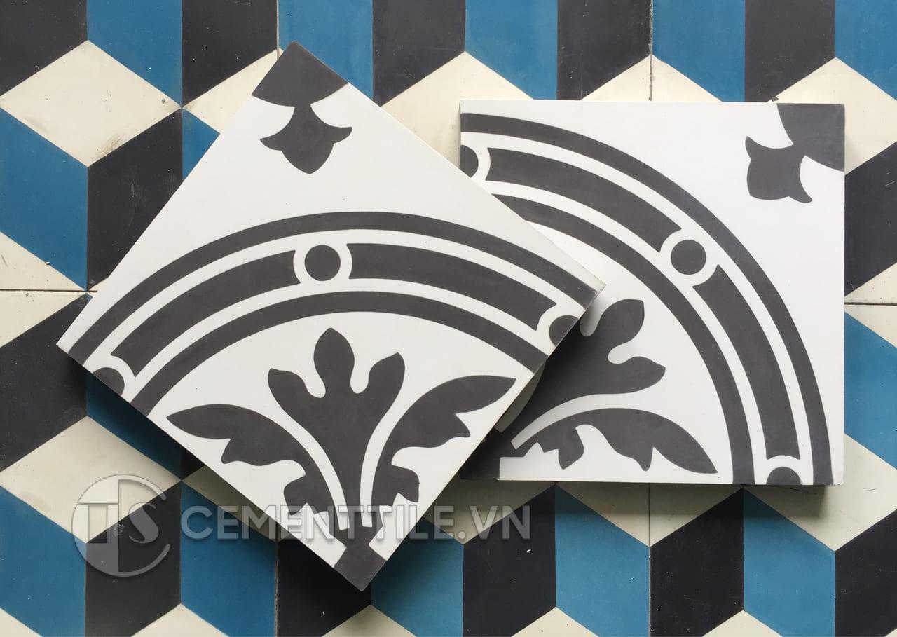 Gạch bông CTS 120.1(4-13) - 4 viên - Encaustic cement tile CTS 120.1(4-13)-4 tiles