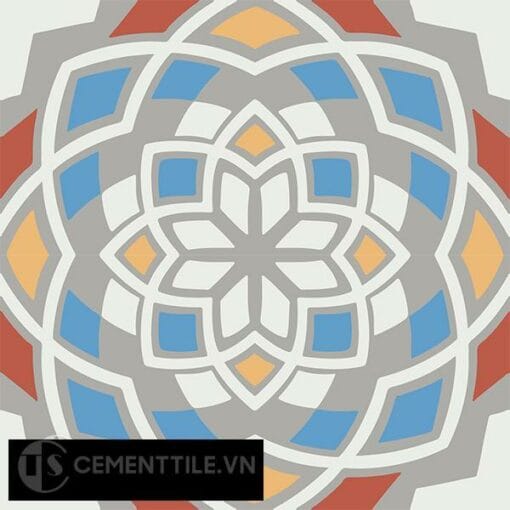 Gạch bông CTS 146.3(4-5-6-8-9) - 4 viên - Encaustic cement tile CTS 146.3(4-5-6-8-9)-4 tiles