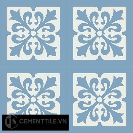 Gạch bông CTS 172.1(4-16) - 4 viên - Encaustic cement tile CTS 172.1(4-16)-4 tiles