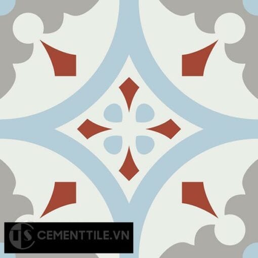 Gạch bông CTS 57.3(2-4-9-30) - Encaustic cement tile CTS 57.3(2-4-9-30)