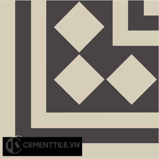 Gạch bông CTS C106.1(12-13) - Encaustic cement tile CTS C106.1(12-13)