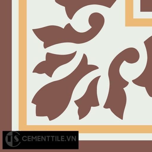Gạch bông CTS C115.2(4-6-60) - Encaustic cement tile CTS C115.2(4-6-60)