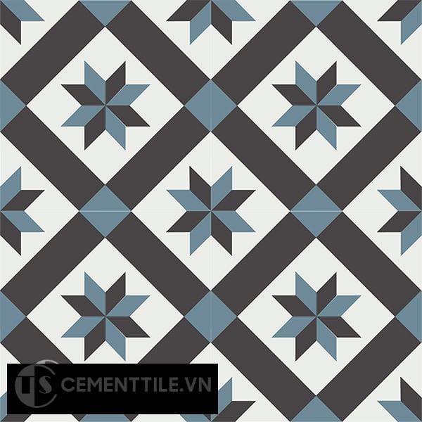 Gạch bông CTS 11.6(4-13-47) - 4 viên - Encaustic cement tile CTS 11.6(4-13-47)-4 tiles