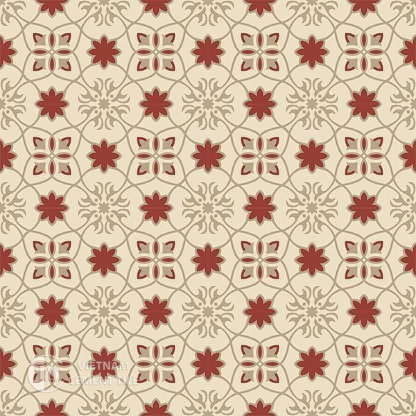 Gạch bông CTS 138.2(55-59-62) - 16 viên - Encaustic cement tile CTS 138.2(55-59-62)-16 tiles