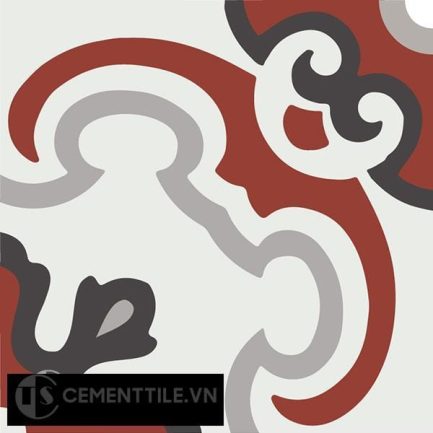 Gạch bông CTS 5.9(4-9-13-62) - Encaustic cement tile CTS 5.9(4-9-13-62)