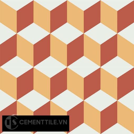 Gạch bông CTS 8.12(4-5-6) - 4 viên - Encaustic cement tile CTS 8.12(4-5-6)-4 tiles