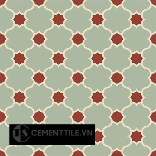 Gạch bông CTS 168.3(7-59-62) - 4 viên - Encaustic cement tile CTS 168.3(7-59-62)-4 tiles