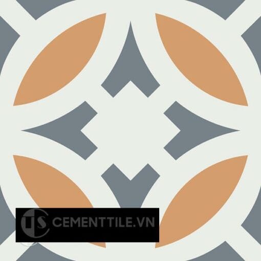Gạch bông CTS 186.1(4-33-34) - Encaustic cement tile CTS 186.1(4-33-34)