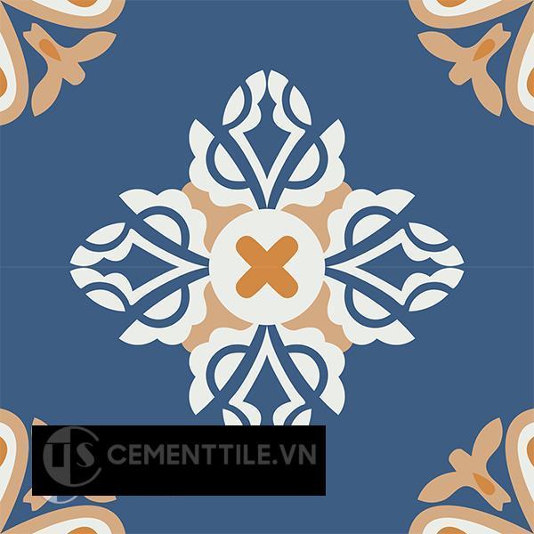 Gạch bông CTS 191.1(03-04-05-4) - 4 viên - Encaustic cement tile CTS 191.1(03-04-05-4)-4 tiles