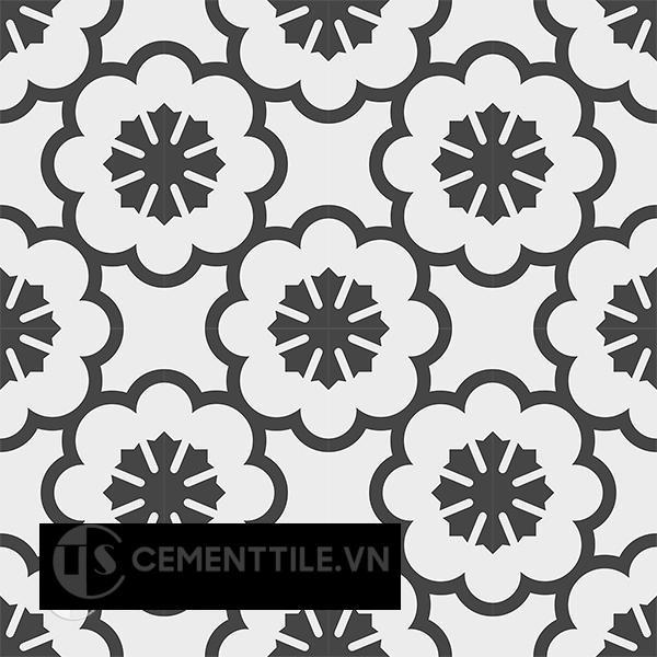 Gạch bông CTS 193.1(4-13) - 16 viên - Encaustic cement tile CTS 193.1(4-13) - 16 tiles