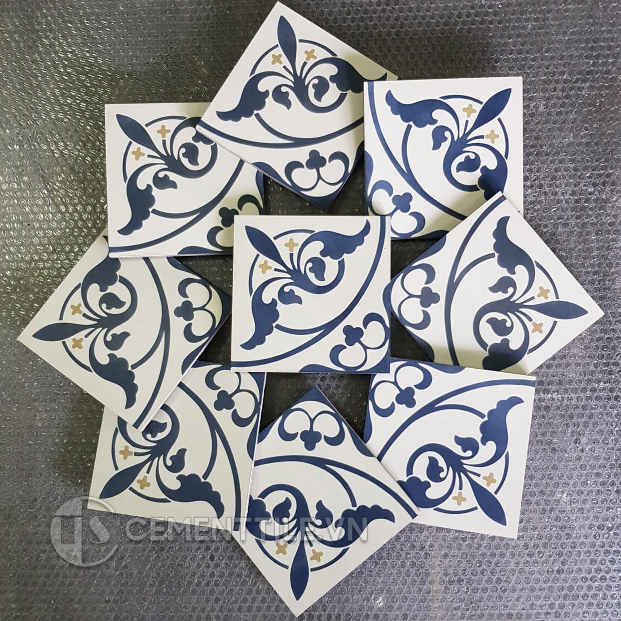 Gạch bông CTS 195.1(1-52-54) - Encaustic cement tile CTS 195.1(1-52-54)