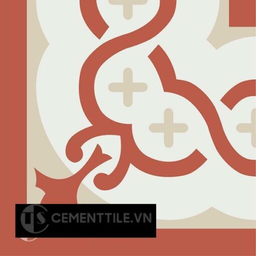 Gạch bông CTS C107.2(4-5-12) - Encaustic cement tile CTS C107.2(4-5-12)