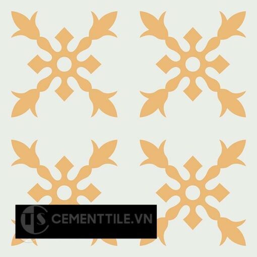 Gạch bông CTS 179.2(4-6) - 4 viên - Encaustic cement tile CTS 179.2(4-6) - 4 tiles