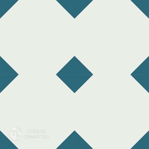 Gạch bông CTS 99.2(4-09) - 4 viên - Encaustic cement tile CTS 99.2(4-09) - 4 tiles