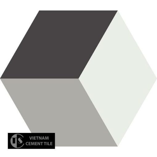 Gạch bông lục giác CTS H401.1(4-9-13) - Encaustic cement tile Hexagon CTS H401.1(4-9-13)