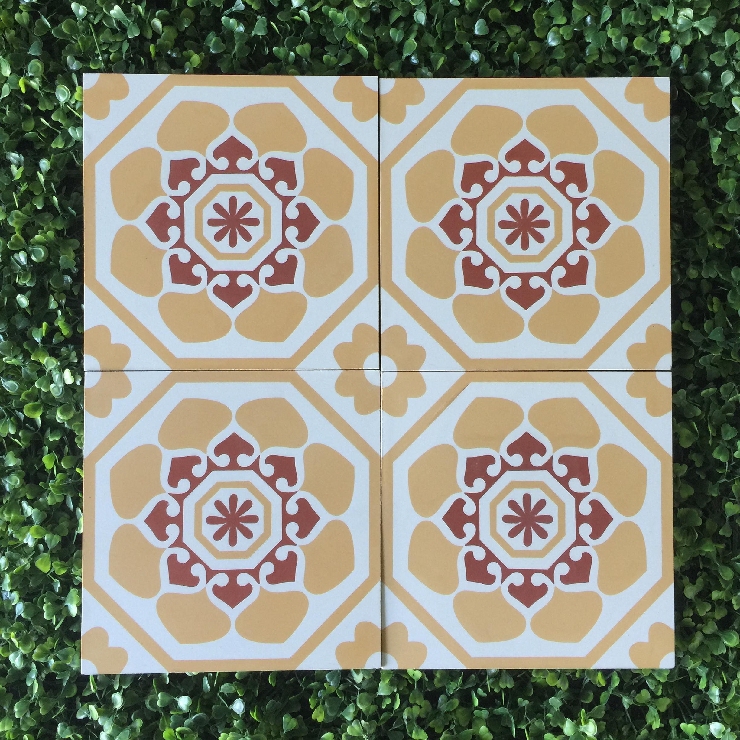 Gạch bông CTS 209.1(4-6-62) - Encaustic cement tile CTS 209.1(4-6-62)