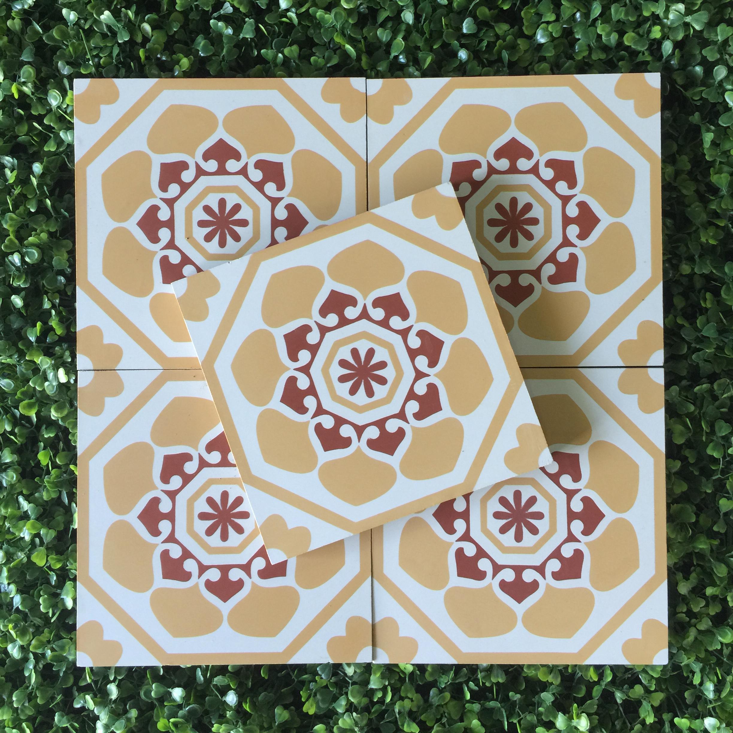 Gạch bông CTS 209.1(4-6-62) - Encaustic cement tile CTS 209.1(4-6-62)
