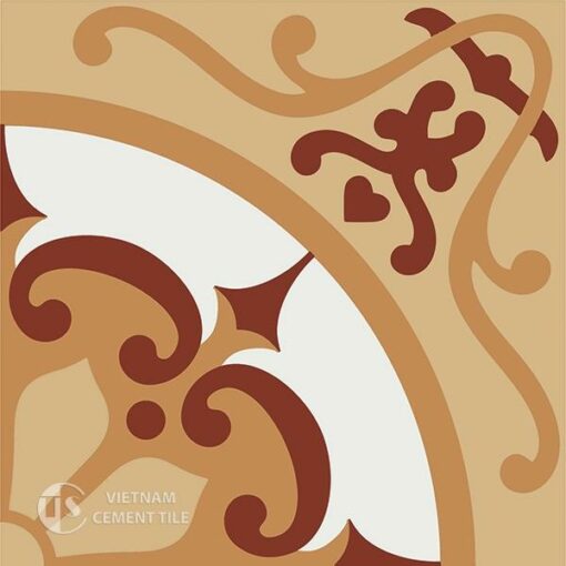 Gạch bông CTS 28.3(4-34-TH04-TH05) - Encaustic cement tile CTS 28.3(4-34-TH04-TH05)