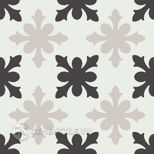 Gạch bông CTS 17.4(4-13-50) - 4 viên - Encaustic cement tile CTS 17.4(4-13-50) - 4 tiles