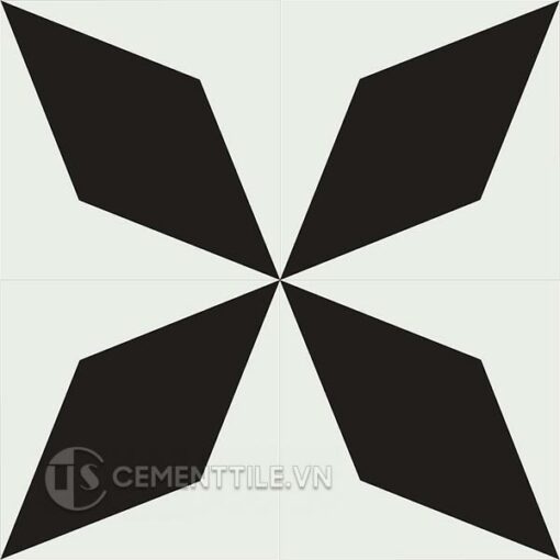 Gạch bông CTS 169.2(4-13) - 4 viên - Encaustic cement tile CTS 169.2(4-13) - 4 tiles