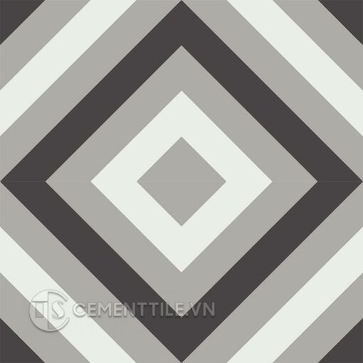Gạch bông CTS 25.8(4-9-13) - 4 viên - Encaustic cement tile CTS 25.8(4-9-13) - 4 tiles