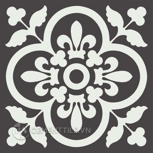 Gạch bông CTS 98.5(4-13) - 4 viên - Encaustic cement tile CTS 98.5(4-13) - 4 tiles