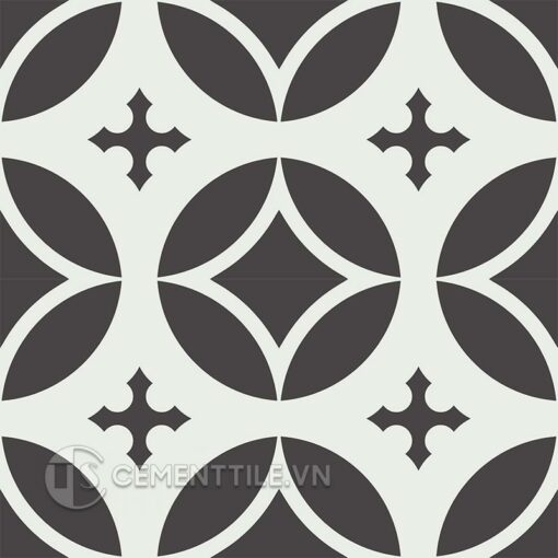 Gạch bông CTS 111.2(4-13) - 4 viên - Encaustic cement tile CTS 111.2(4-13) - 4 tiles